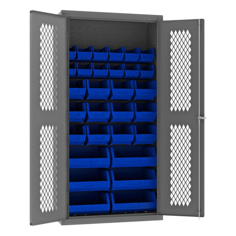 Oakestry Heavy Duty Steel Storage Cabinet Adjustable Shelves Garage Organizer Industrial Metal Lockable Commercial Warehouse Furniture