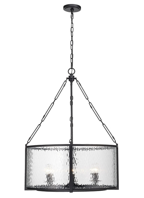 Oakestry 12-Light Chandelier Polished Nickel Ring Design Candle Style Modern Linear Ceiling Light for Dining Room Foyer Living Room Kitchen