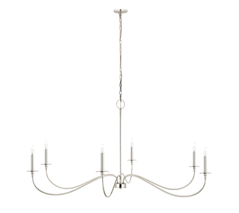Oakestry Arcano 1-Light LED Linear Chandelier – Matte Black Steel & Aluminum, Energy-Efficient Modern Pendant, Architectural Geometric Design