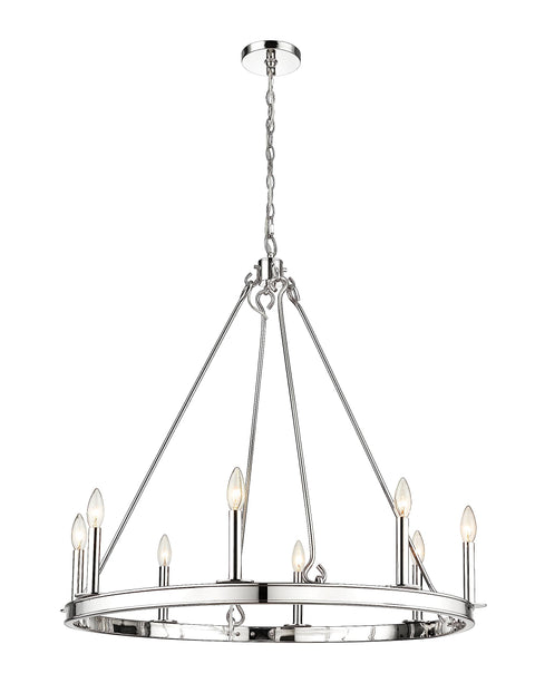 Oakestry 10-Light Chandelier Hammered Bronze & Olde Brass Orb Pendant Light for Dining Room Living Room Foyer Transitional Steel Ceiling Fixture