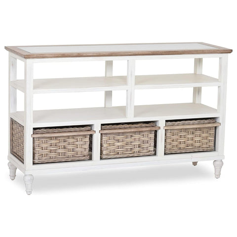 Island Breeze 3-Basket Entertainment Center