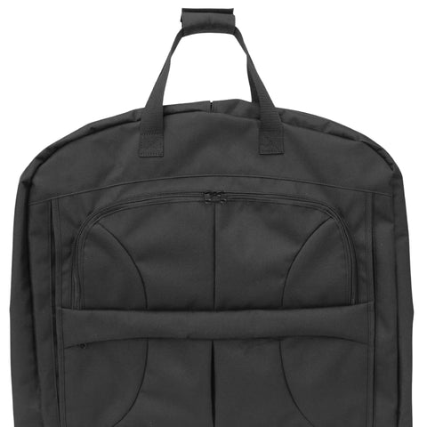 Oakestry Tri-Fold Garment Bag, 45 Inch Travel Suit Carrier with Shoulder Strap, Durable Polyester Clothing Bag