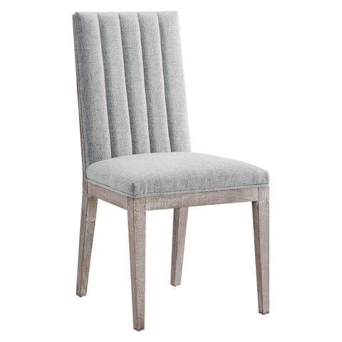 Oakestry Maisonette French Vintage Tufted Fabric Dining Side Chairs Set of 2 Upholstered Accent Seating Contemporary Decorative Chairs for Dining Room Kitchen Living Space