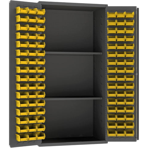 Oakestry Heavy Duty Steel Storage Cabinet Adjustable Shelves Garage Organizer Industrial Metal Lockable Commercial Warehouse Furniture