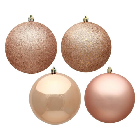 12 In. Hot Pink 4 Finish Ball Asst Drilled