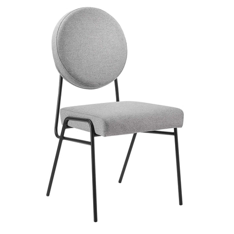 Oakestry Craft Upholstered Fabric Dining Side Chairs Set of 2 Modern Padded Dining Chairs Solid Wood Frame Soft Fabric Seat Back Support Kitchen Dining Room Living Seating Furniture