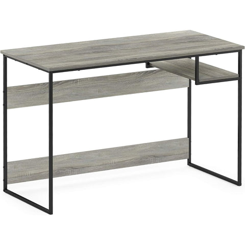 Oakestry Lifestyle Study Desk Writing Table Home Office Furniture Student Workstation Computer Workspace Modern Design French Oak Grey Finish