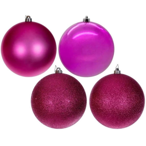 12 In. Sea Blue 4Fin Ball Asst Drilled 4/Bg