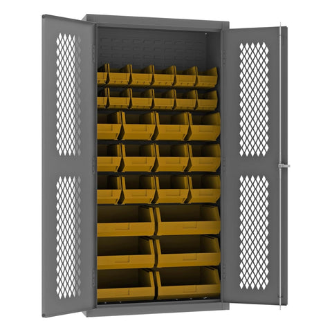 Oakestry Heavy Duty Steel Storage Cabinet Adjustable Shelves Garage Organizer Industrial Metal Lockable Commercial Warehouse Furniture