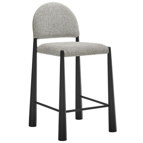 Oakestry Premium Hayley Upholstered Fabric Counter Stool Offering Decorative Balance Sophisticated Visual Appeal and Versatile Functionality Across Curated Interior Spaces