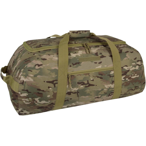 Oakestry Giant Duffel Backpack, Multicam – Convertible Duffel to Backpack with U-Shaped Opening & Water-Resistant Interior