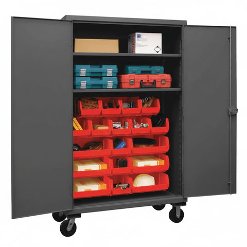 Oakestry Industrial Steel Storage Cabinet Stable Secure Mobile recessed Door Rolling Closure Production line Operations