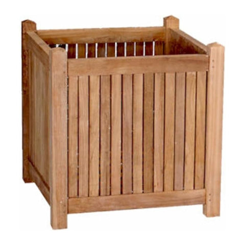Oakestry 22" Wooden Planter Box Solid Wood Outdoor Garden Planter for Flowers, Herbs & Small Plants, Weather-Resistant Raised Potting Box for Patio, Balcony, Lawn & Porch Décor