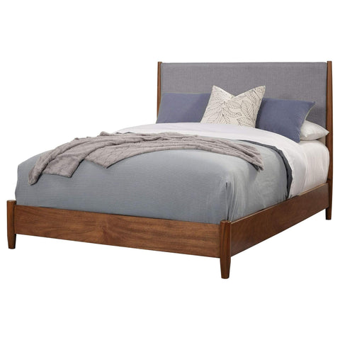 Flynn California King Panel Bed  Acorn/Grey