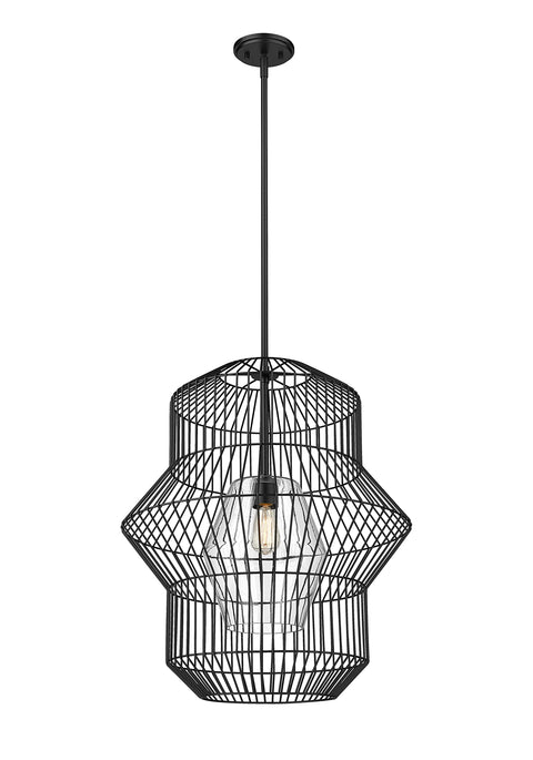 Oakestry Orsay Matte Black 1 Light Pendant Modern Hanging Ceiling Fixture Adjustable Single Light Chandelier for Kitchen Island Dining Room Bedroom Industrial Minimalist Indoor Lighting