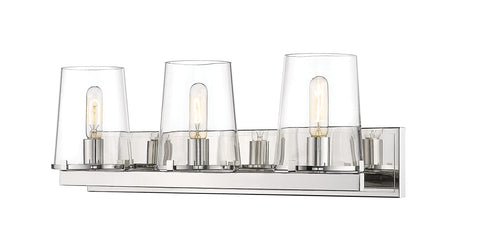 Oakestry Callista Polished Nickel 3 Light Vanity Premium Quality Durable Lightweight Multipurpose Modern Design Everyday use