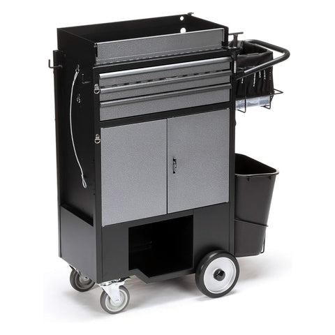 Oakestry 3 Drawer HVAC Trades and Large Equipment Cart No Tools Utility Cart Heavy Duty Rolling Storage Organizer Industrial Commercial Workshop Warehouse Service Equipment Portable Durable