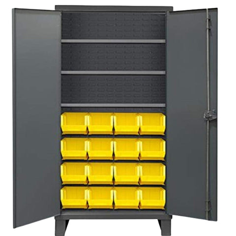 Oakestry Heavy Duty Steel Storage Cabinet Adjustable Shelves Garage Organizer Industrial Metal Lockable Commercial Warehouse Furniture