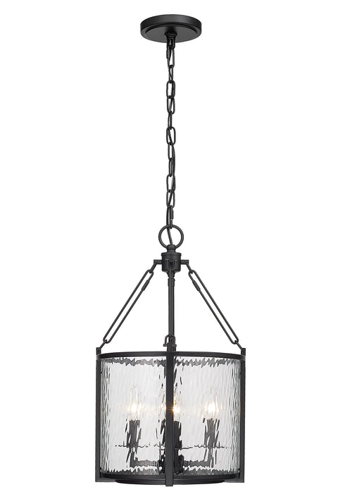 Oakestry Barrington 4 Light Pendant Matte Black Modern Ceiling Lighting Fixture Adjustable Hanging Chandelier for Kitchen Island Dining Room Living Space Industrial Contemporary Indoor Lighting