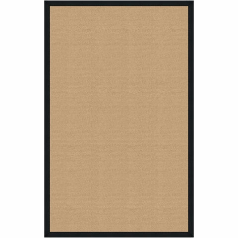 Oakestry Hand-Tufted Trio Collection Floral Polyester Area Rug, Soft Indoor Decorative Rug for Living Room, Bedroom & Home Décor (Black & Beige)