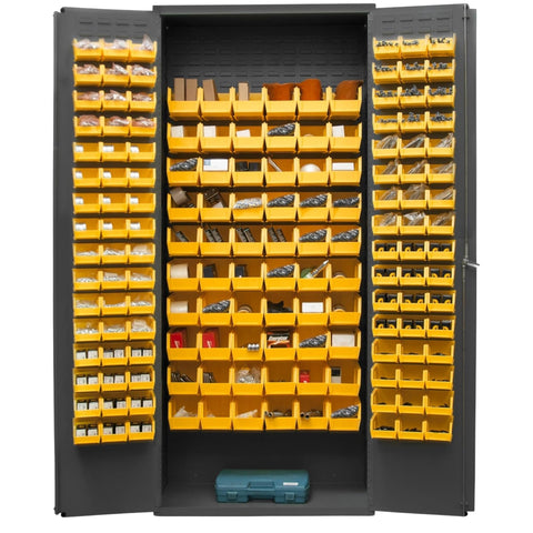 Oakestry Heavy Duty Steel Storage Cabinet Adjustable Shelves Garage Organizer Industrial Metal Lockable Commercial Warehouse Furniture