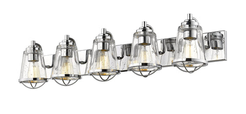 Oakestry Mariner Chrome 5 Light Vanity Premium Quality Durable Lightweight Multipurpose Modern Design Everyday use