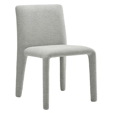 Oakestry Rhodes Fabric Upholstered Dining Chair Contemporary Padded Seating Ergonomic Support Modern Minimalist Accent Chair for Dining Room Kitchen Living Space