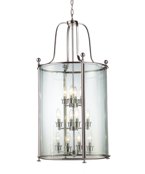 Oakestry 8-Light Chandelier Rubbed Brass Square Frame Alabaster Style Shade Modern Art Deco Ceiling Light for Dining Room Foyer Kitchen