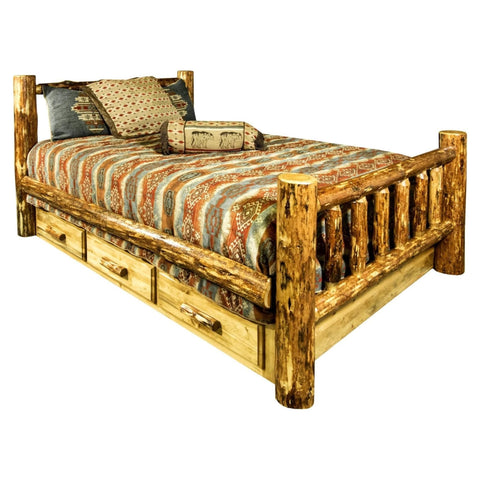 Glacier Country Collection California King Bed w/ Storage