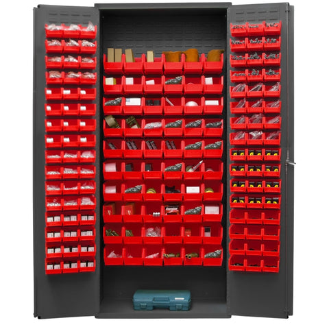 Oakestry Heavy Duty Steel Storage Cabinet Adjustable Shelves Garage Organizer Industrial Metal Lockable Commercial Warehouse Furniture