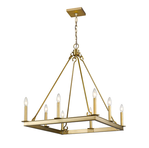Oakestry 9-Light Chandelier Chrome Dual Glass Shade Clear & Opal Modern Ceiling Light for Dining Room Foyer Living Room Kitchen
