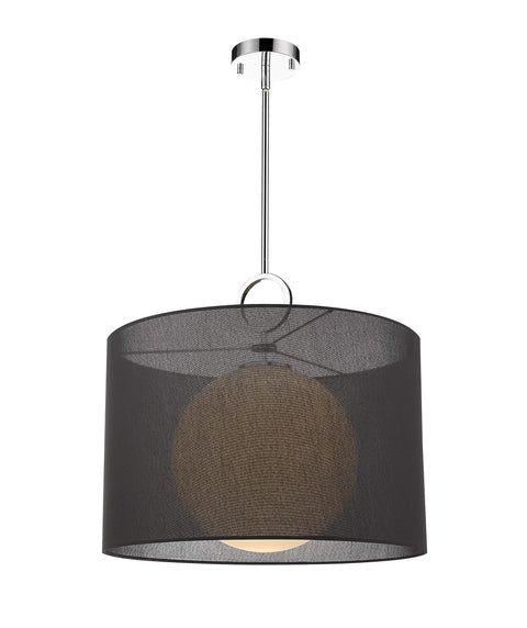 Oakestry Arosia 1 Light Pendant Chrome Modern Ceiling Lighting Fixture Adjustable Hanging Single Pendant Light for Kitchen Island Dining Room Bedroom Contemporary Indoor Illumination