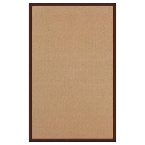 Oakestry Athena 9'10" x 13' Wool Area Rug – Hand-Bound, Natural Grass–Inspired Texture with Durable Tufted Construction, Neutral Base Accent for Layered Décor Living Spaces (Cork and Slate)