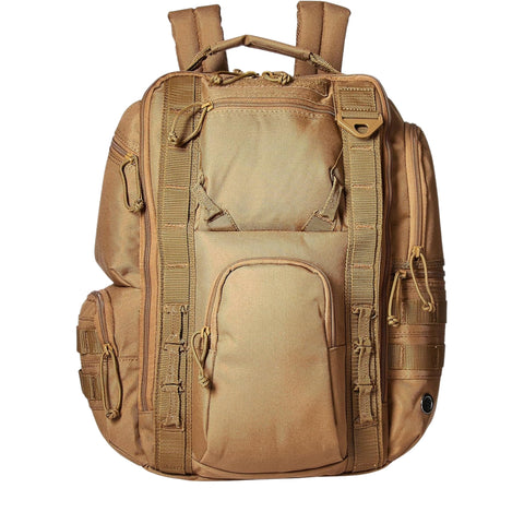 Oakestry Rogue Commuter Tactical Backpack 15, Coyote – Laptop & iPad Backpack with Organizer Pockets