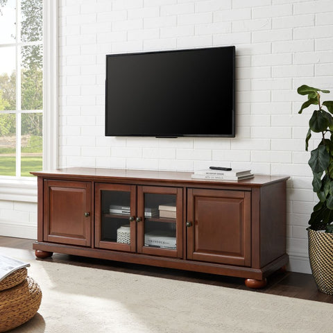 Oakestry ALEXANDRIA 60" LOW PROFILE TV STAND MAHOGANY