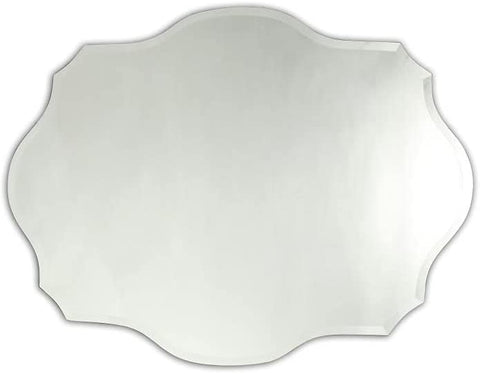 Oakestry Caverly Large Frameless Wall Mirror 24X32