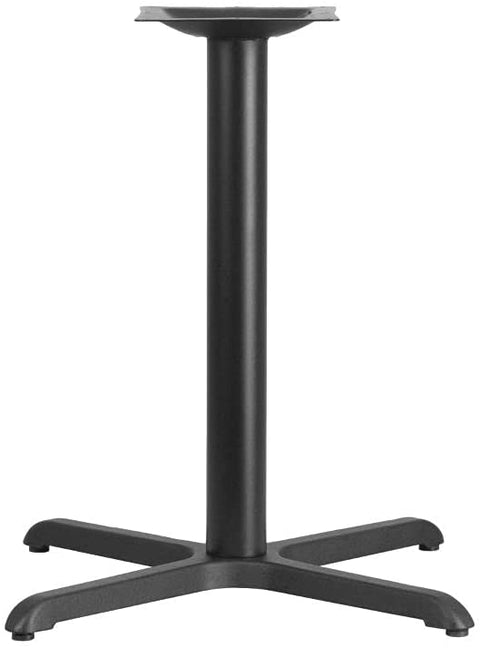 Oakestry 30&#39;&#39; x 30&#39;&#39; Restaurant Table X-Base with 3&#39;&#39; Dia. Table Height Column