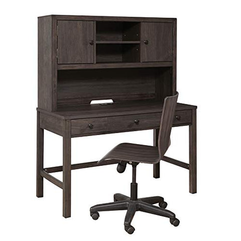 Okaestry Youth Bedroom Desk Chair in Espresso Brown