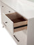 Oakestry Flynn Mid Century Modern 7 Drawer Dresser, 56&#34; W x 19&#34; D x 36.5&#34; H, Acorn
