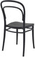 Oakestry Marie Resin Outdoor Chair Black (Set of 2)