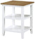 Oakestry Tribeca End Table, Driftwood/White