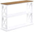 Oakestry Oxford Deluxe 3-Tier Console Table, Driftwood/White
