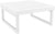 Oakestry Mykonos Square Coffee Table White
