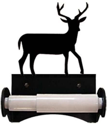 Oakestry 7.5 Inch Deer Toilet Tissue Holder