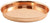 Oakestry Try-R8, 8 inch Pair of Round Copper Trays, 8-inch