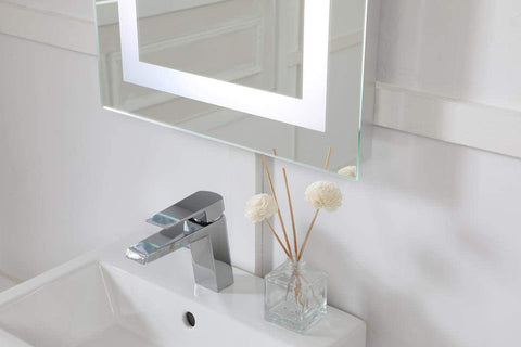 Elegant Decor Hardwired LED Mirror W18 x H30 Dimmable 5000K