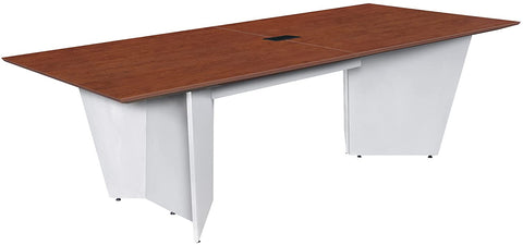 Oakestry Conference Room Table, 96 inch, Cherry/White