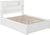 Oakestry Newport Platform 2 Urban Bed Drawers, Full, White