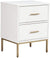 Oakestry Madelyn Two Drawer Nightstand