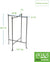 Oakestry Large Folding Floor Stand
